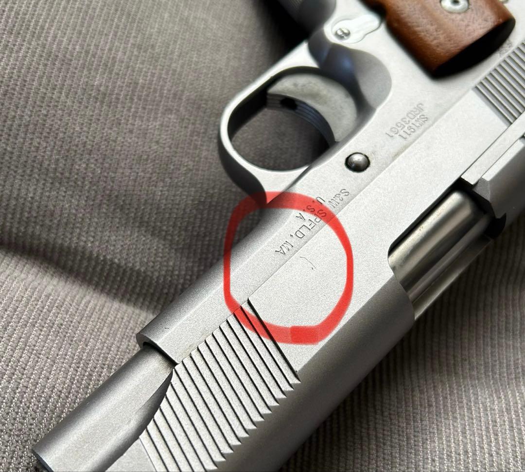 【WA】S&W SW1911 ガンサイトエディション シルバー