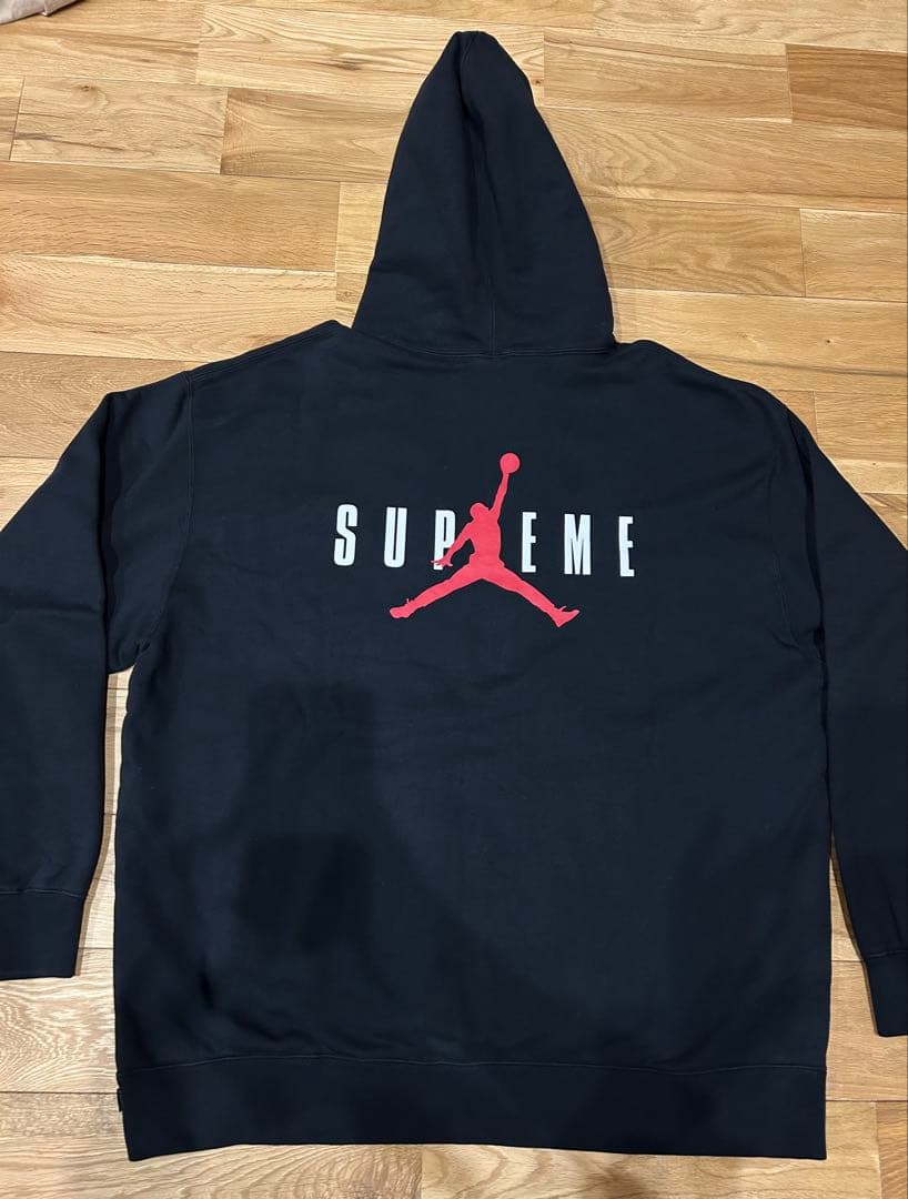 トップス Supreme x Jordan Hooded Sweatshirt Black