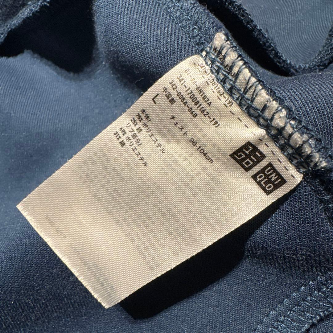 Uniqlo パーカー　ジップアップ　錦織圭モデル　紺　ネイビー　テニス　L