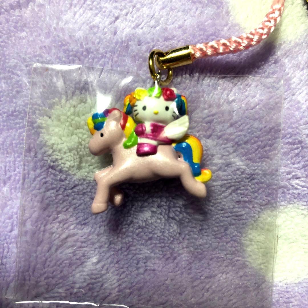 キティ根付け　非売品　激レア レインボーユニコーン