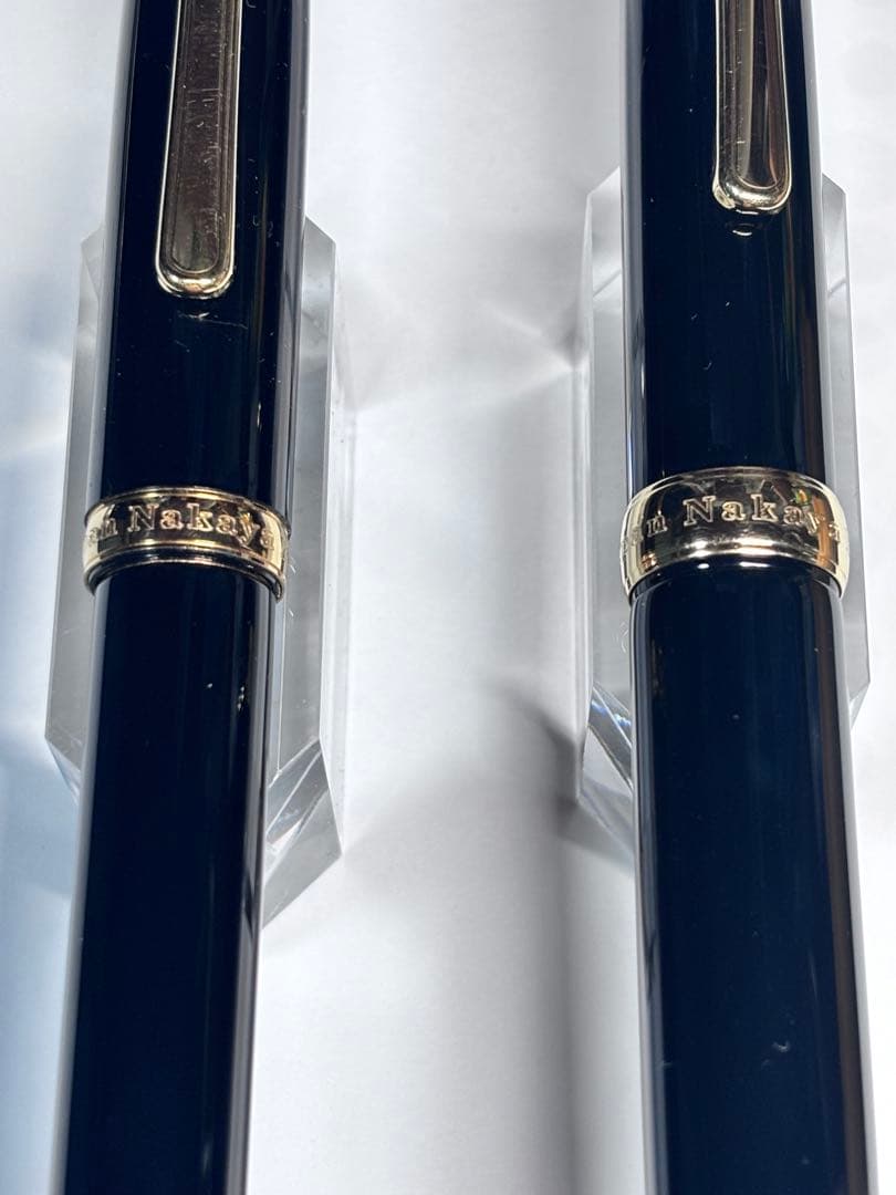 中屋万年筆廃盤バランスコントロールクロロ中字、ノーマルタイプ漆