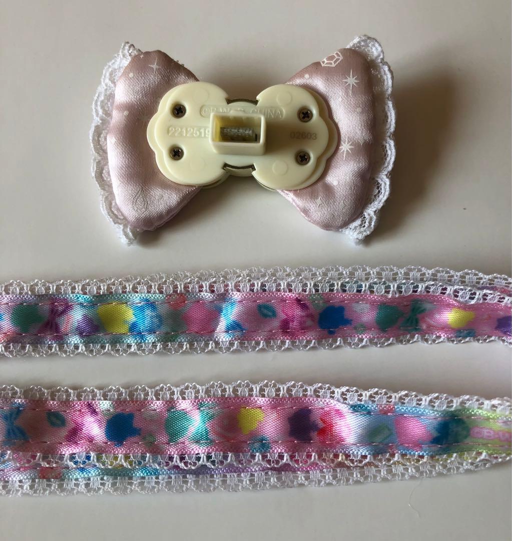 たまデコピアス ゆめみるチェンジリボン (ストラップ付き)