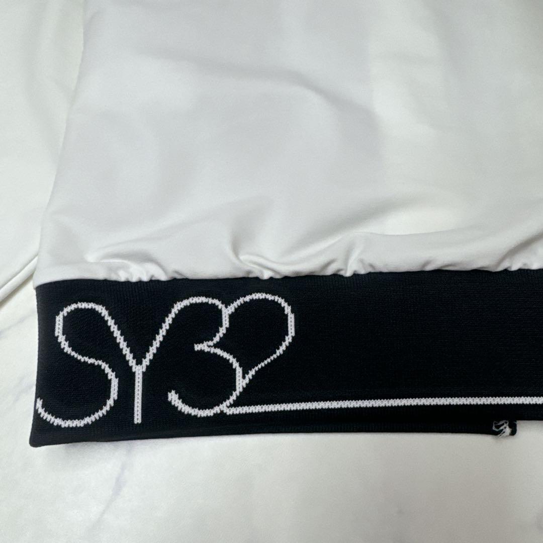 SY32 レディース フルジップアップブルゾン ホワイト サイズM