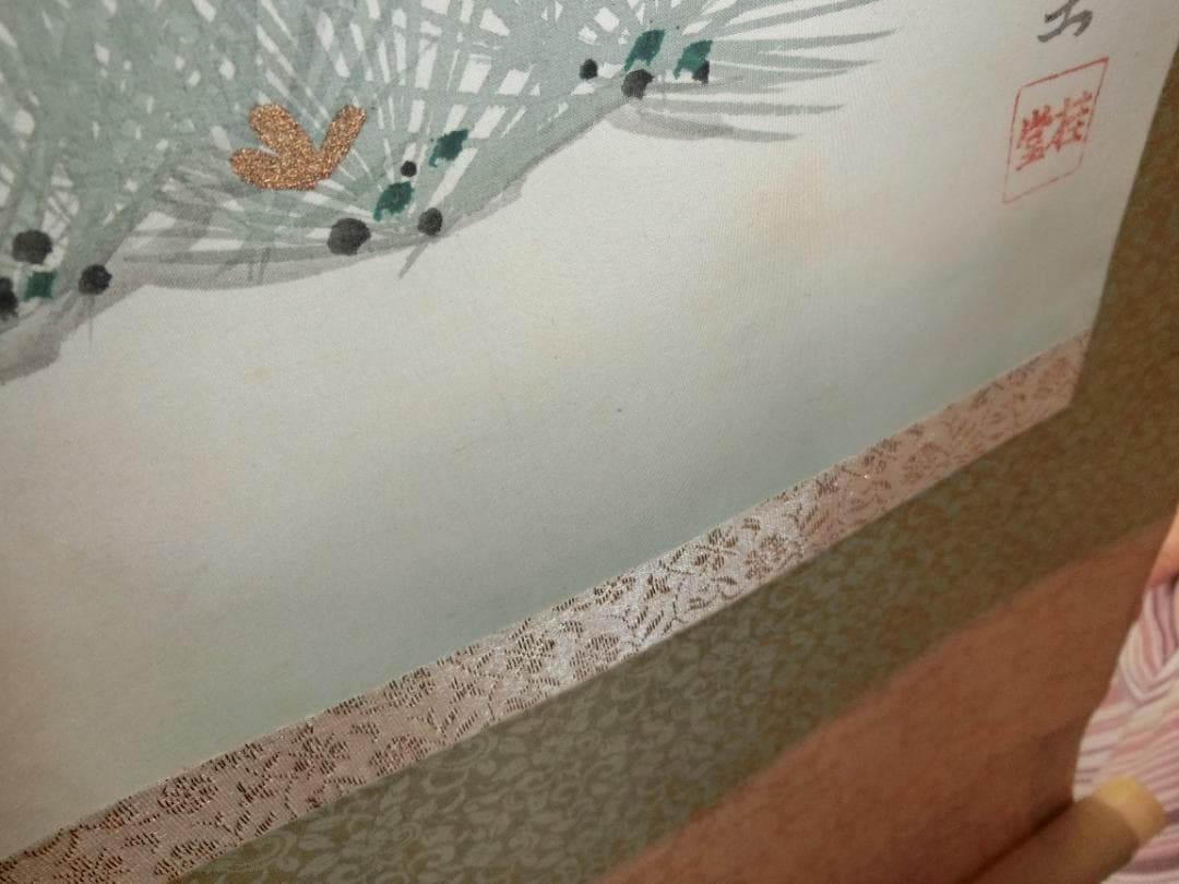 桂堂画 鶴 日本画 掛け軸 日本画 掛け軸 鶴 日本画 掛け軸 鶴