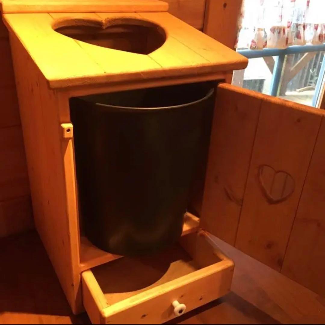 アメリカンカントリー家具 カントリーハートダストBOX 引き出し付き