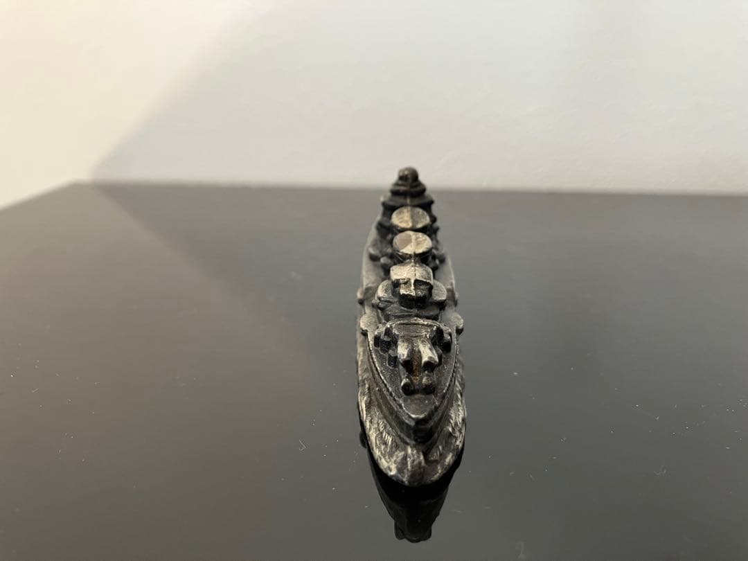 戦前 グリコ株式会社特製 軍艦文鎮 - メルカリ