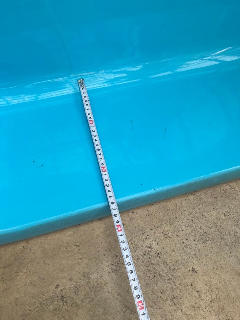 大型青タンク 縦約125cm x 横約125cm深さ約25cm - メルカリ