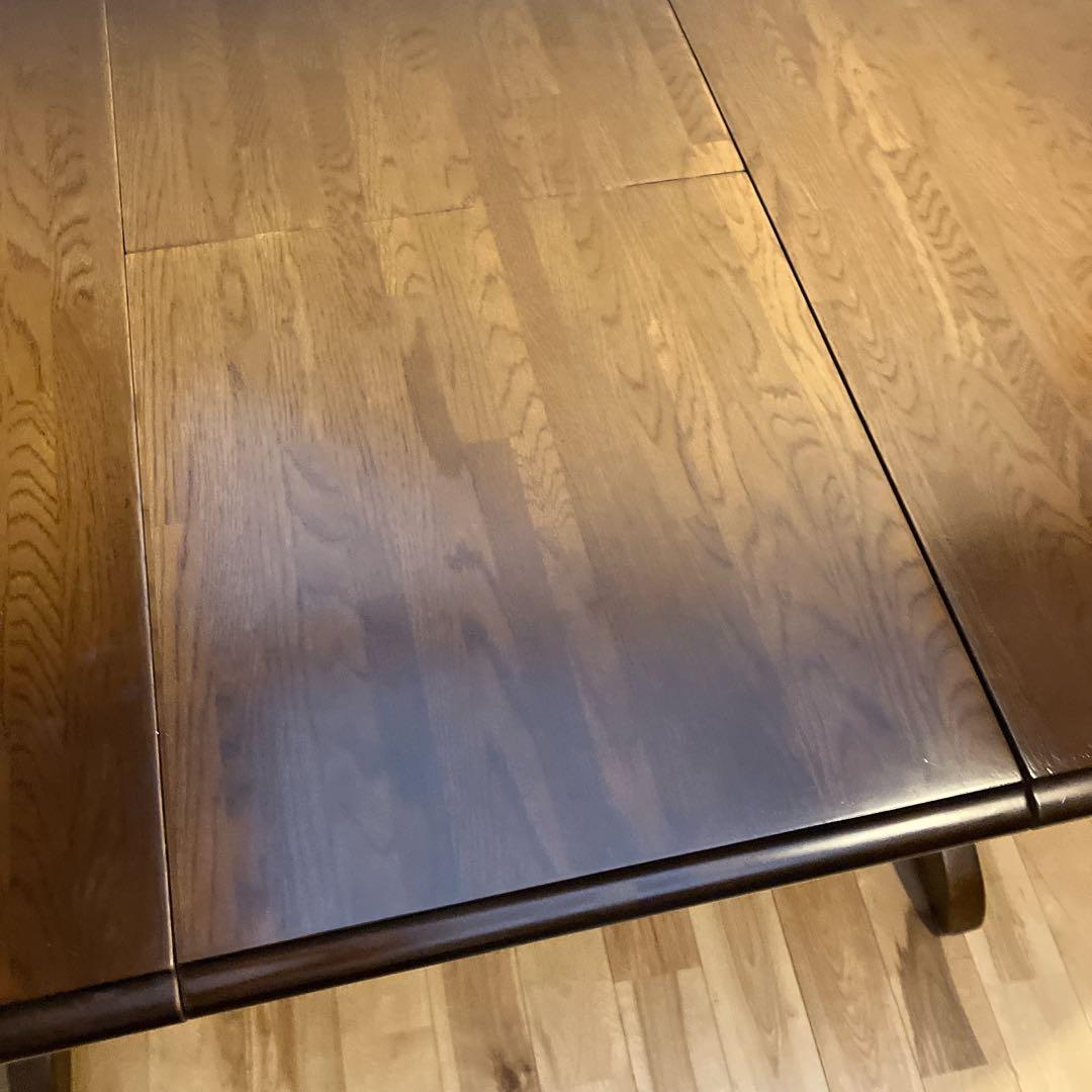 美品 飛騨産業 キツツキ HIDA エクステンション ダイニングテーブル 拡張