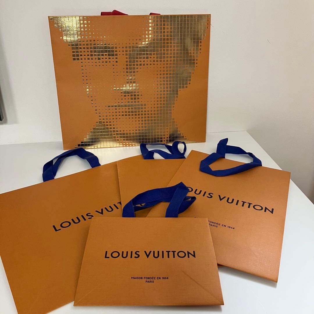 レア限定ショッパー含む】ルイヴィトン ショップ袋②大〜小サイズ 5枚