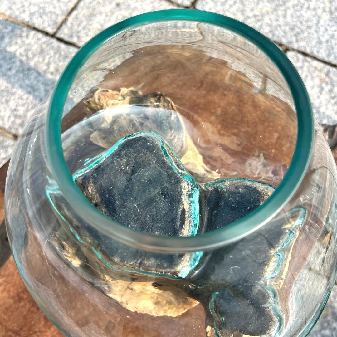 流木ガラスオブジェ特大G 花瓶 金魚鉢 テラリウム フラワーポット 水槽