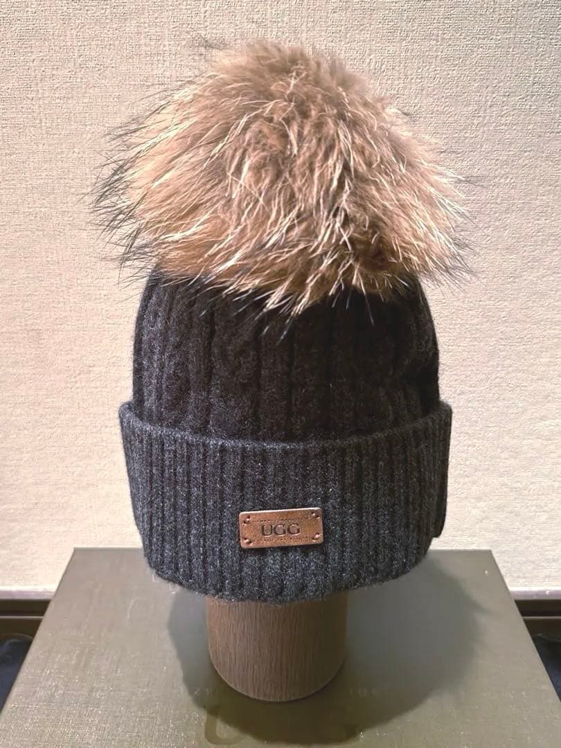 OZWEAR CONNECTION ケーブルニット カシミヤ ビーニー