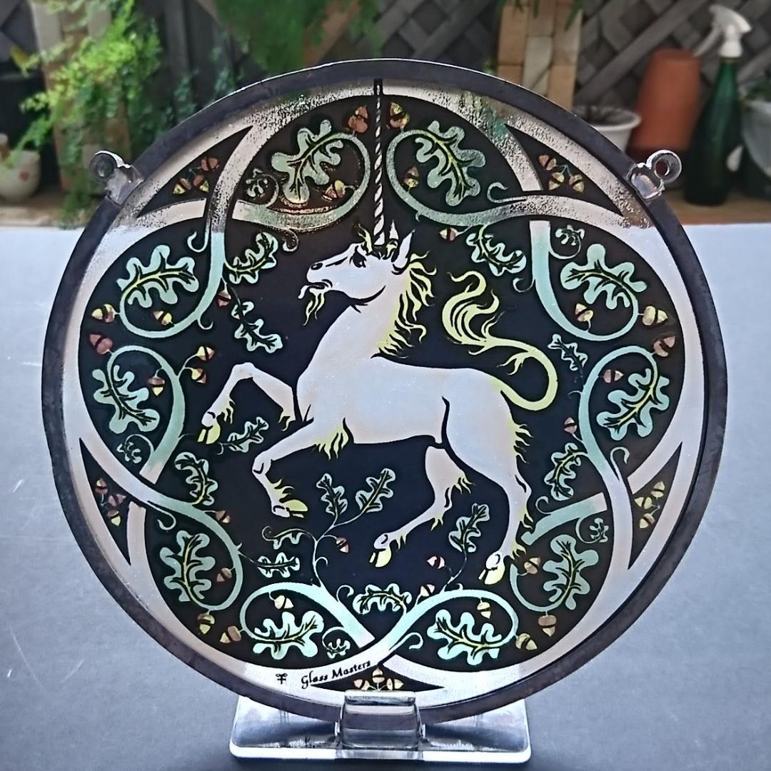 ステンドグラス ショップ Unicorn ユニコーン大判 グラスマスターズ社