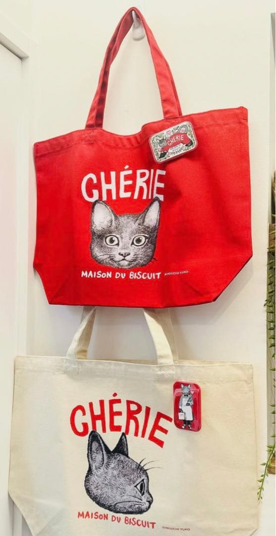 CHERIE×ヒグチユウコ LEOトートバッグ 2色セット 公式]トートバッグ