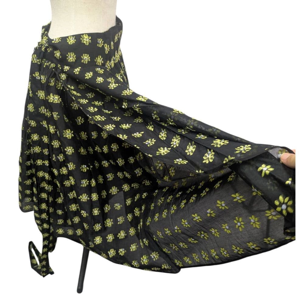 CECILIE BAHANSEN セシリーバンセン 花柄 スカート ブラック