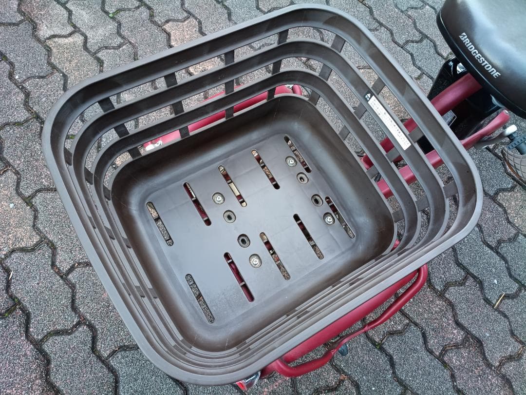 【走行1km未満】ブリヂストン 電動三輪自転車 ラクットワゴン