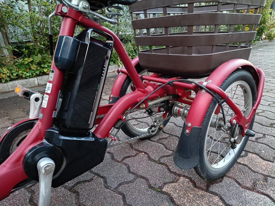 【走行1km未満】ブリヂストン 電動三輪自転車 ラクットワゴン