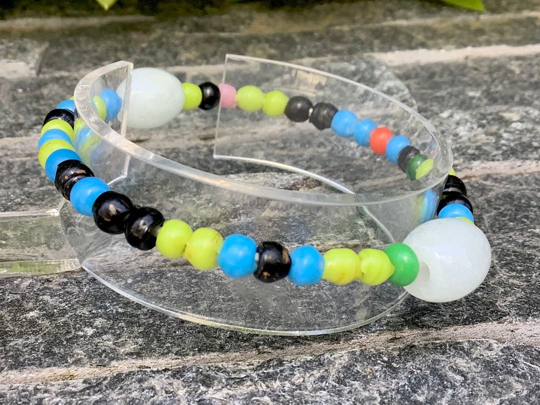 蔵出‼️ガラス玉 日本製超アンティークとんぼ&糸魚川翡翠樽型