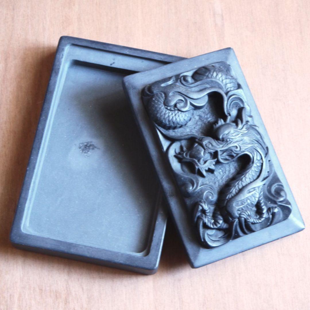 硯 すずり 龍・竜・ドラゴン