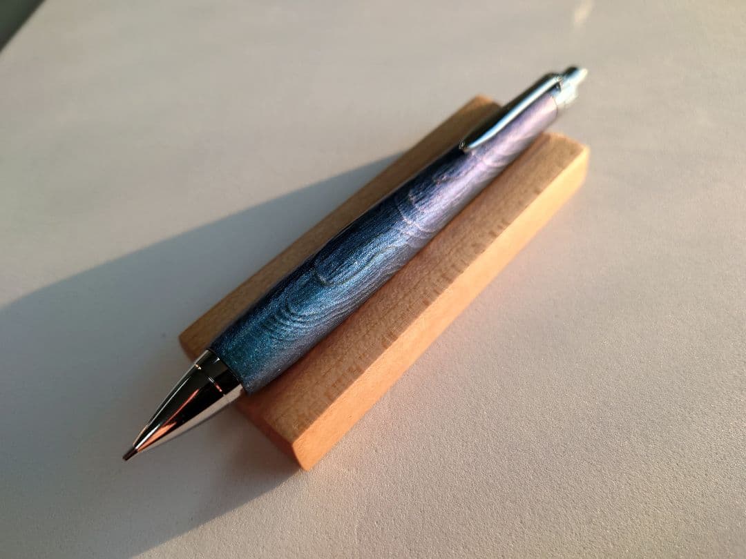 欅 シャープペンシル 浮造り 新うるし 変わり漆 拭き漆 ケヤキ 変わり杢