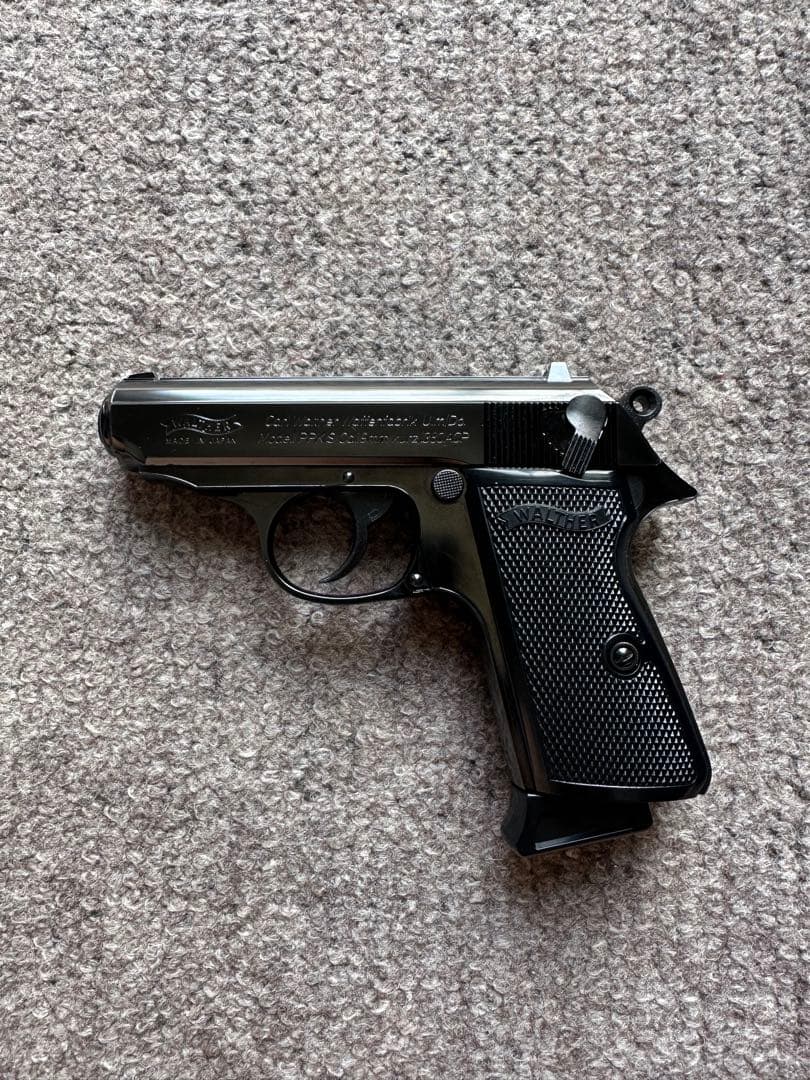 マルゼン　ガスガン　ワルサーPPKS ブラックメタル