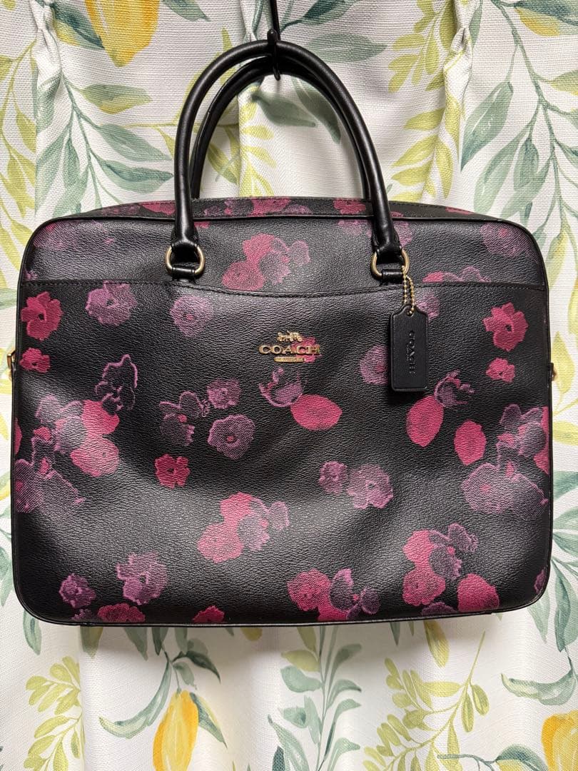 コーチ２wayビジネスバッグ　希少貴重デザイン　超美品　本物