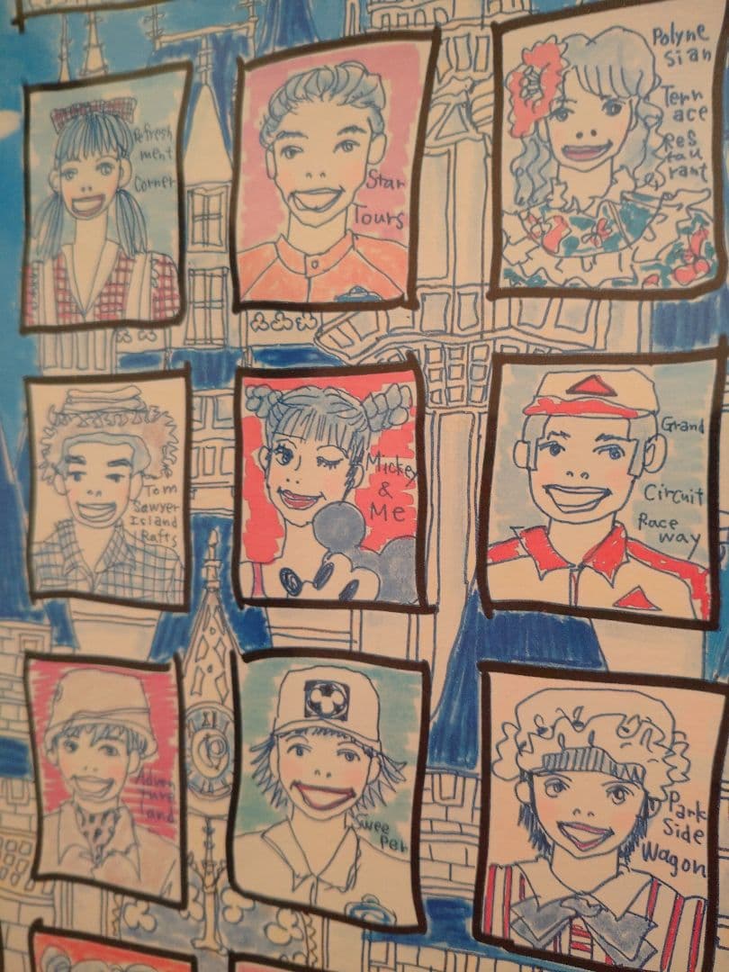 JUDY&MARY YUKI 東京ディズニーランド15周年記念アート(A4版)