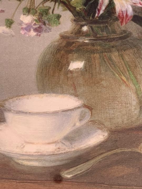 値下げしました！絵画　額縁付　詳細不明