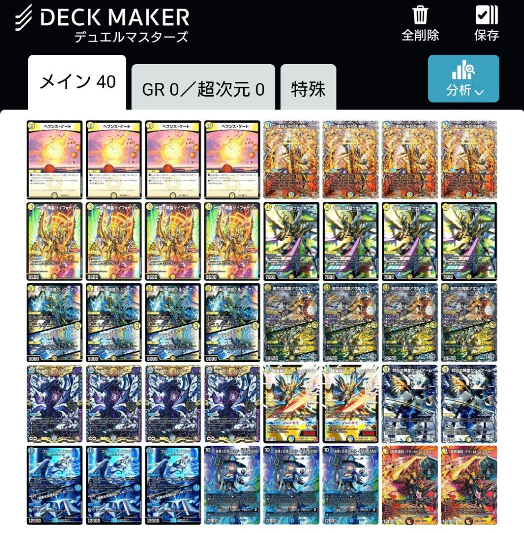 デュエルマスターズ 青白天門 40枚＋おまけ 値下げ可能