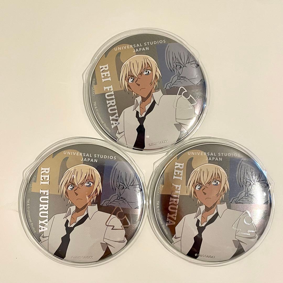 コナン缶バッジ8種セット（新品・未使用USJクールジャパン/ランダム）