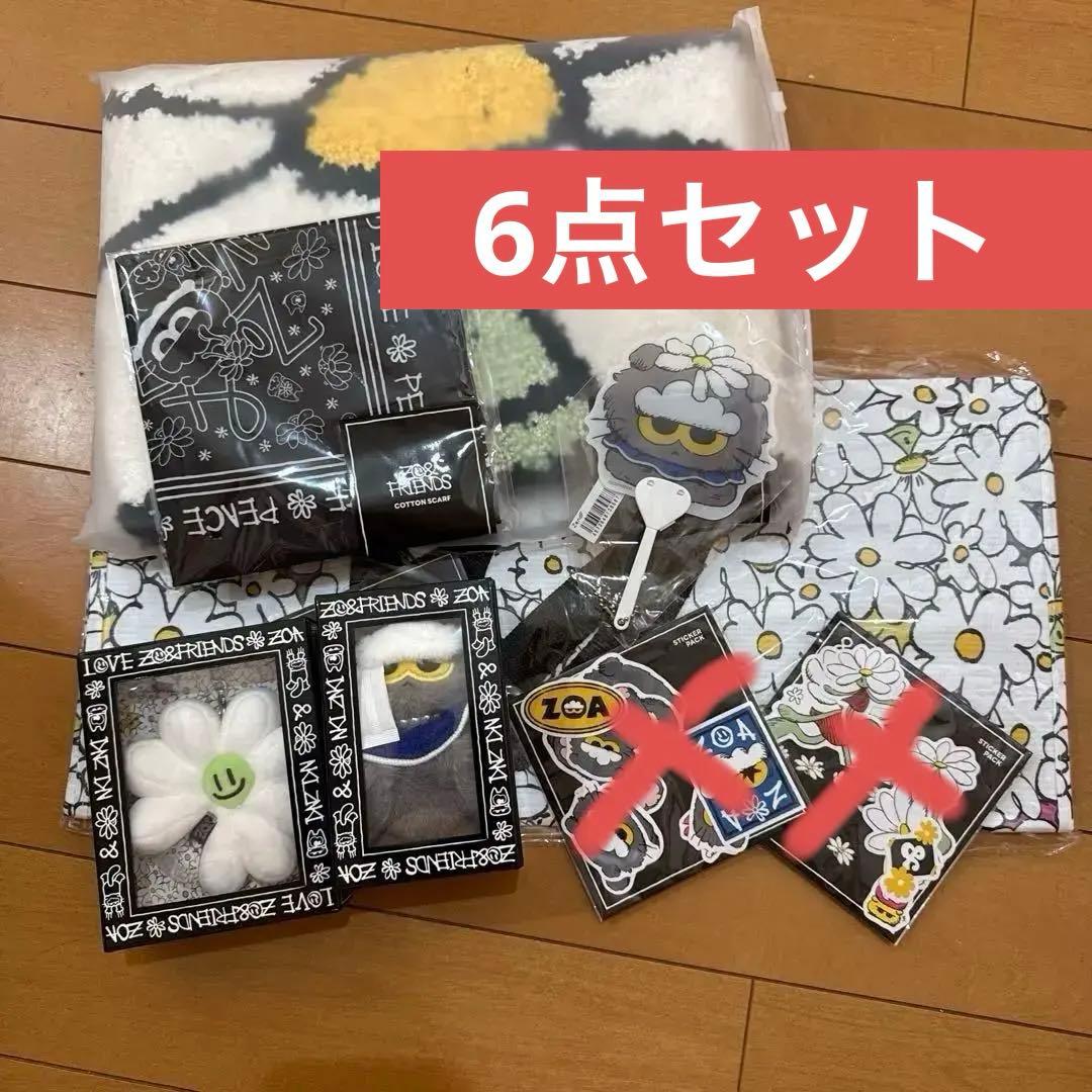 ZO&FRIENDS ポップアップ ZOA キーリング 8点セット ジヨン ZO&FRIENDS ポップアップ ZOA キーリング 8点セット ジヨン GD x