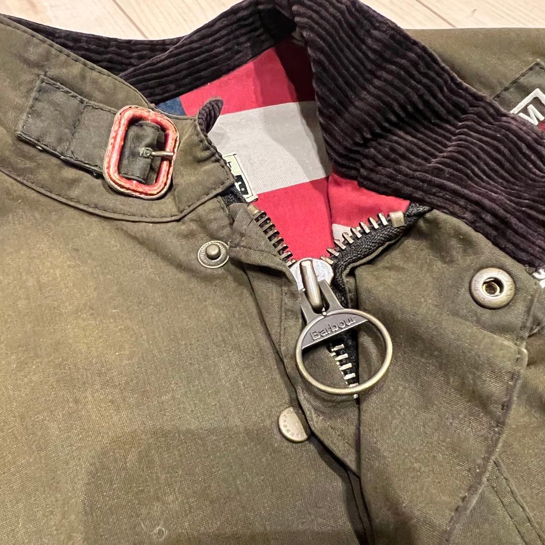 BARBOURバブアー／インターナショナル／限定モデル／38サイズ／ベルト付き