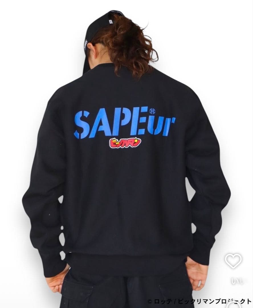SAPEur ビックリマン スウェット、ヘッドロココパーカー　Lサイズセット