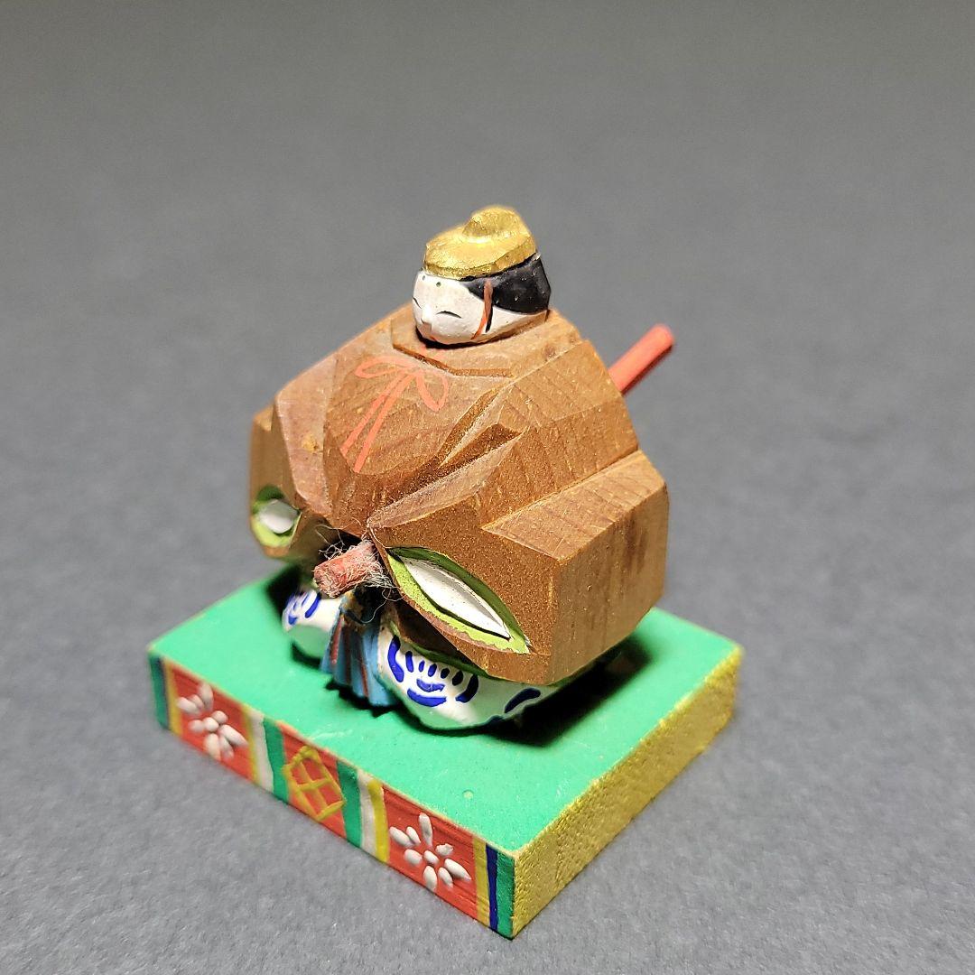 奈良一刀彫り 雛人形 木彫 昭和7年