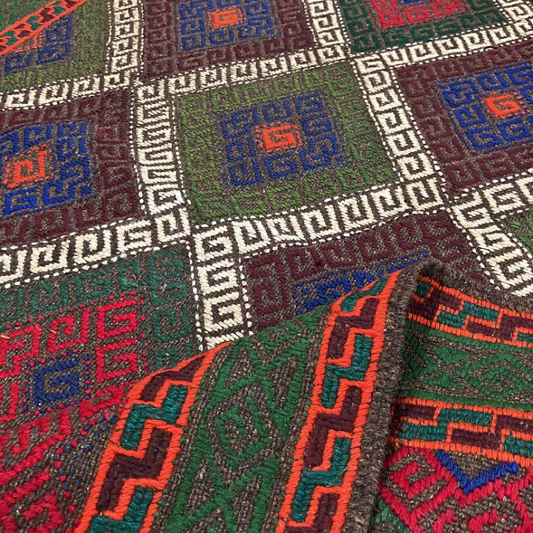 アンティーク 塩袋 トライバル キリム ジジム織物 ビンテージ 手織り