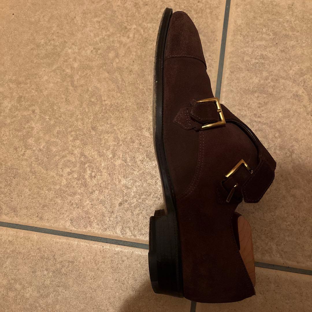 Enzo Bonafe エンツォボナフェ　ダブルモンク　　5½ ブラウン