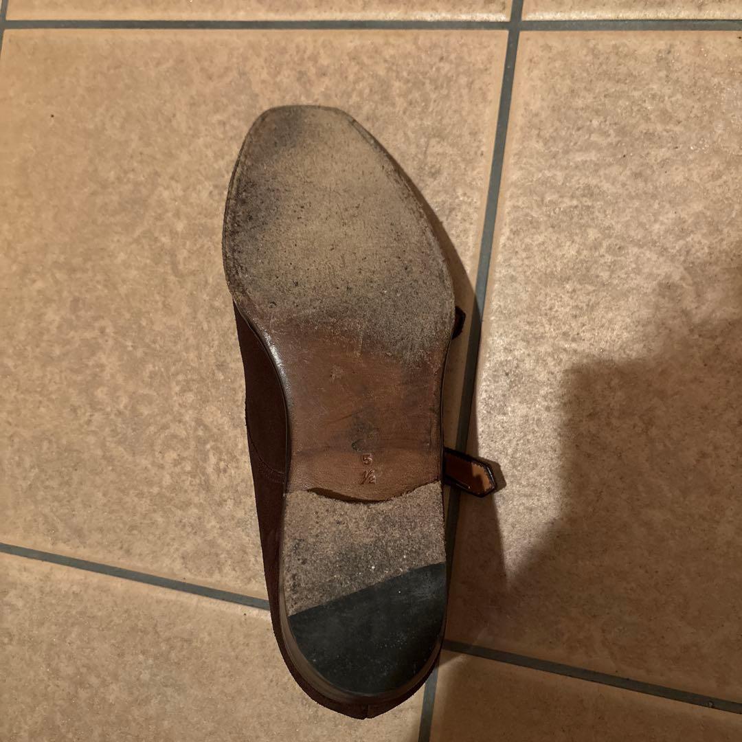 Enzo Bonafe エンツォボナフェ　ダブルモンク　　5½ ブラウン