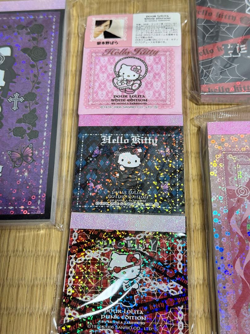 hello kitty キティ メモ帳 ロリータ ホログラム 嶽本野ばら 可愛い 激