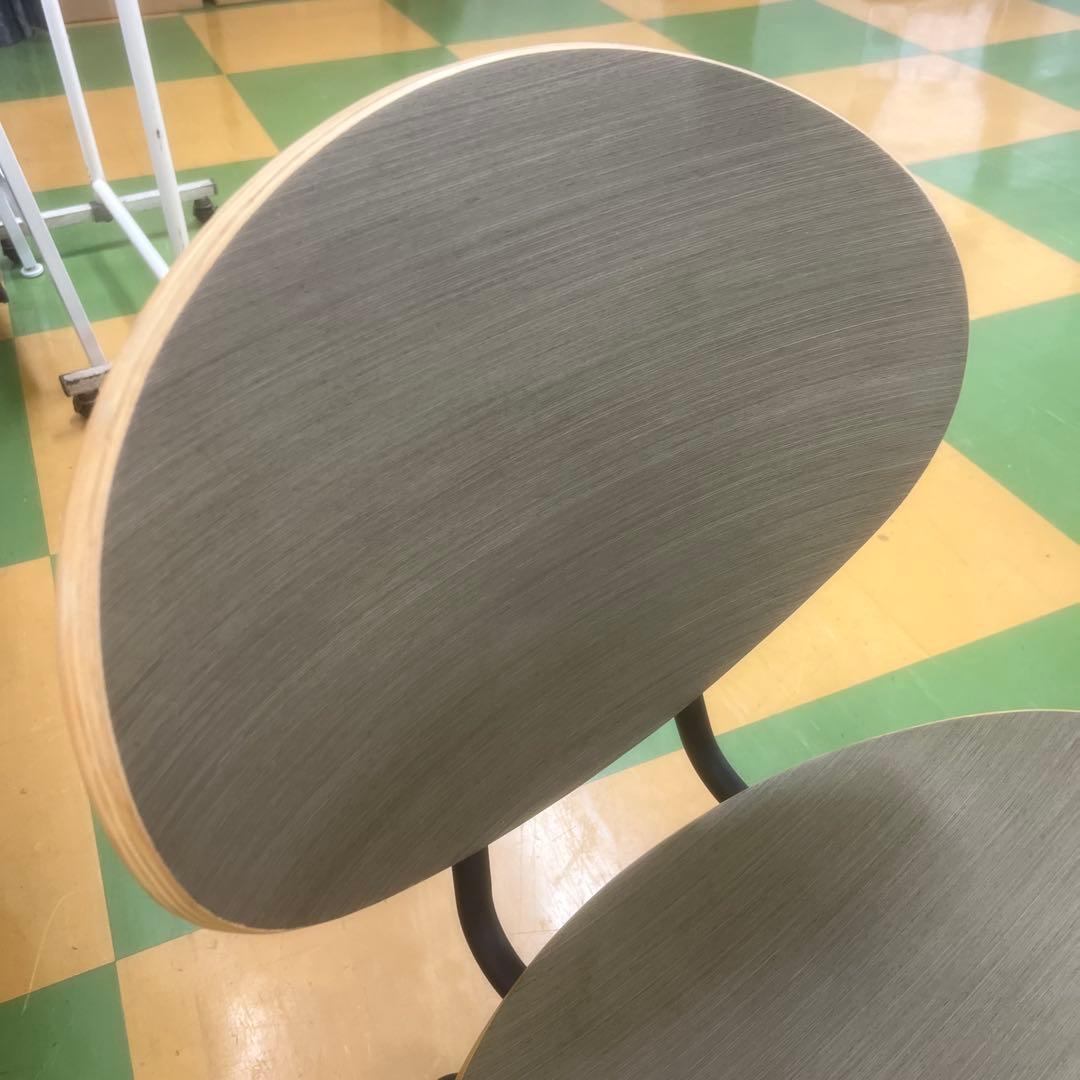 105 KANADEMONO 円形木製ダイニングテーブル