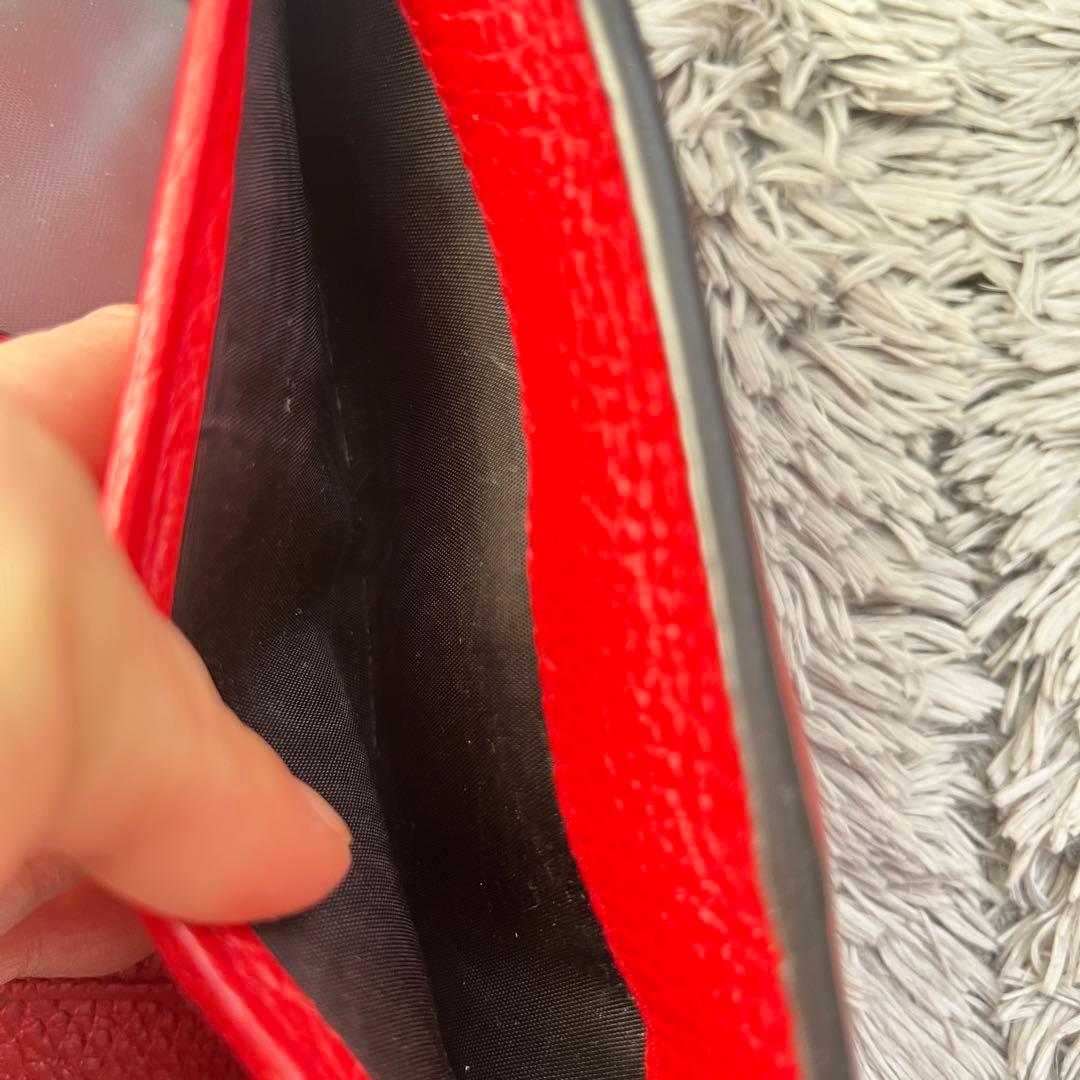 極美品✨GUCCI 折り財布　札入れ　カードケース　インターロッキング　シボ革