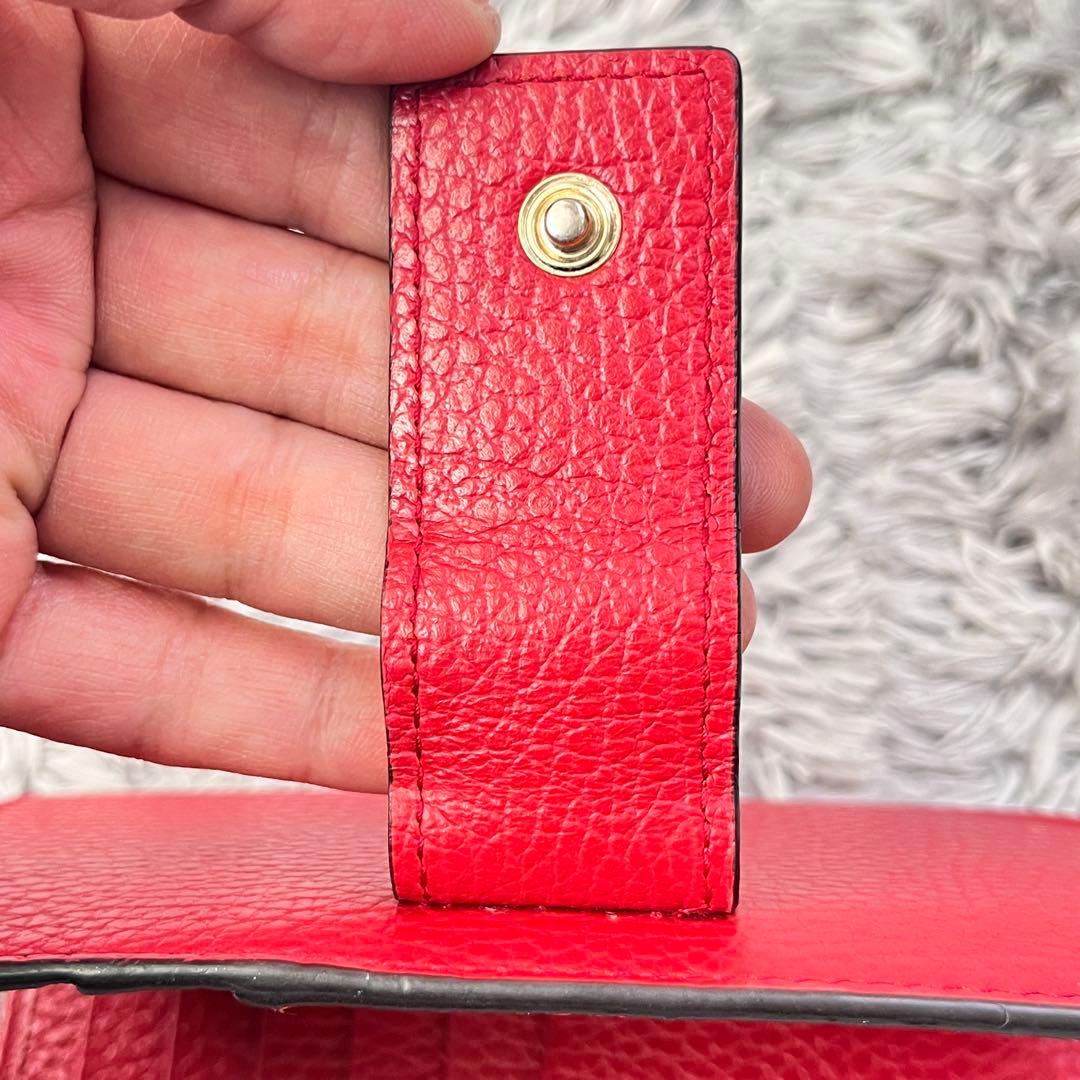 極美品✨GUCCI 折り財布　札入れ　カードケース　インターロッキング　シボ革