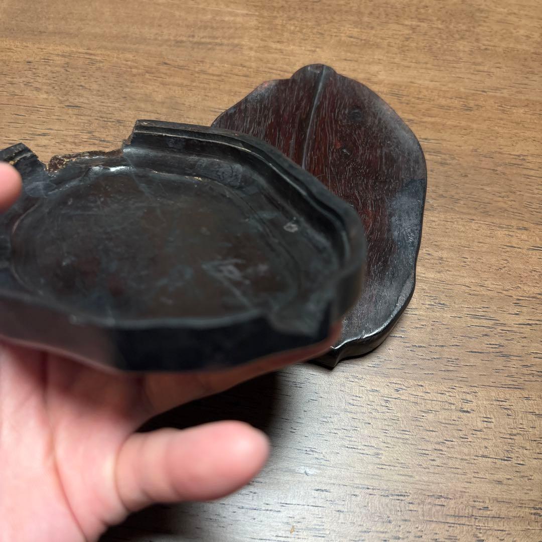 装飾的な硯　端渓硯？