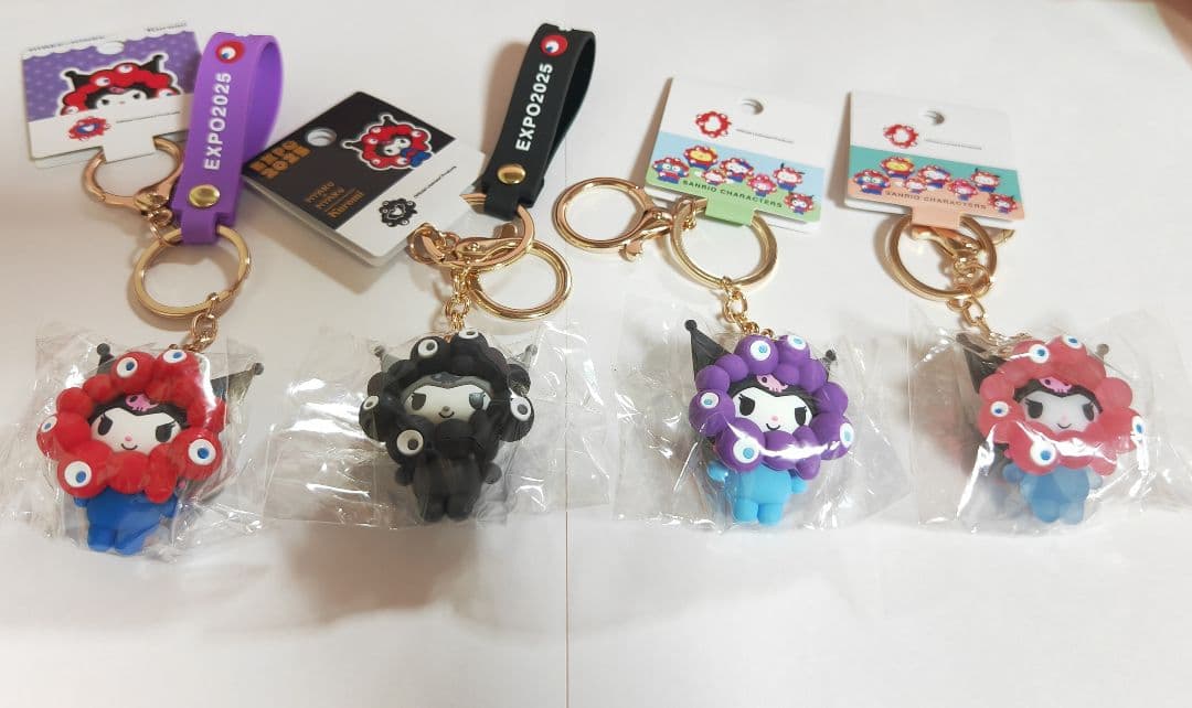 大阪万博 サンリオ ミャクミャク キーホルダー 4点セット M1091007499