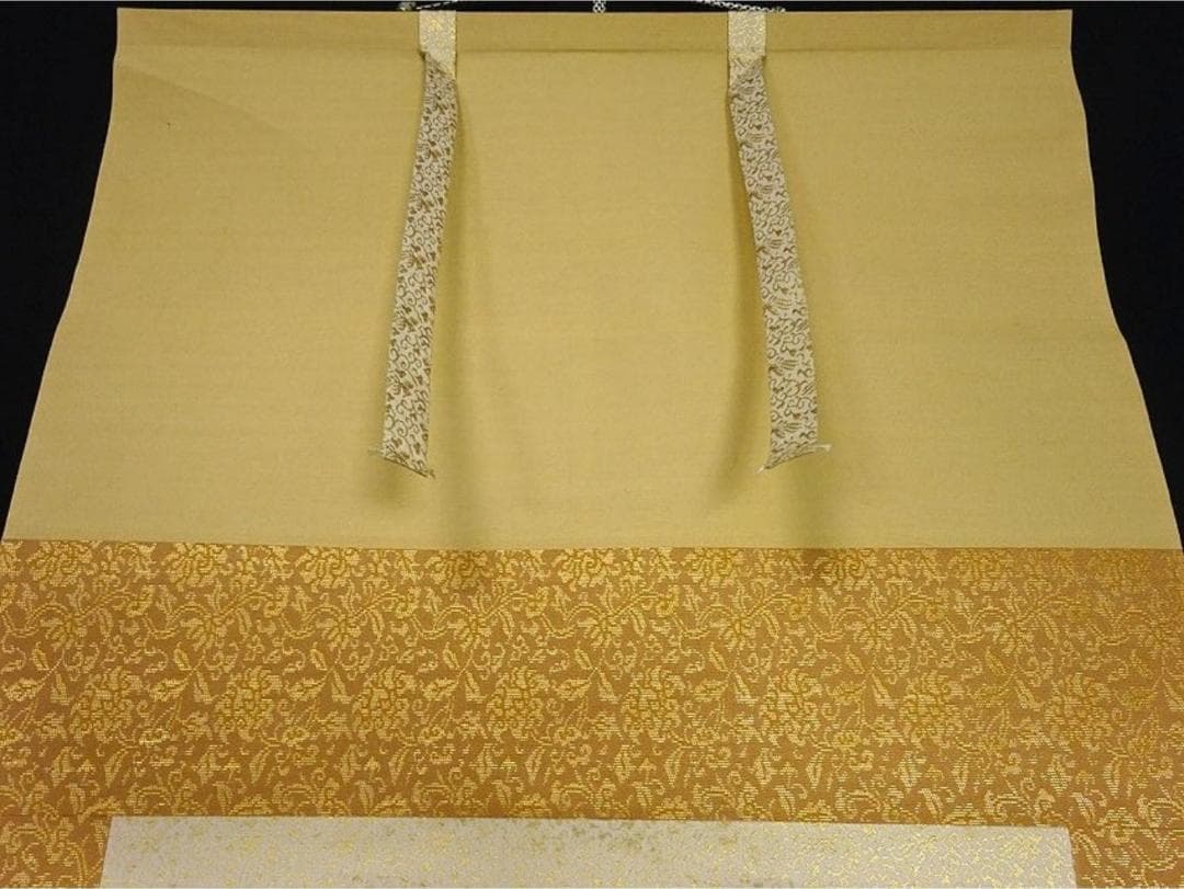 掛軸 藤井春生『双鶴図』日本画 絹本 肉筆 無地箱付 掛け軸 p12253