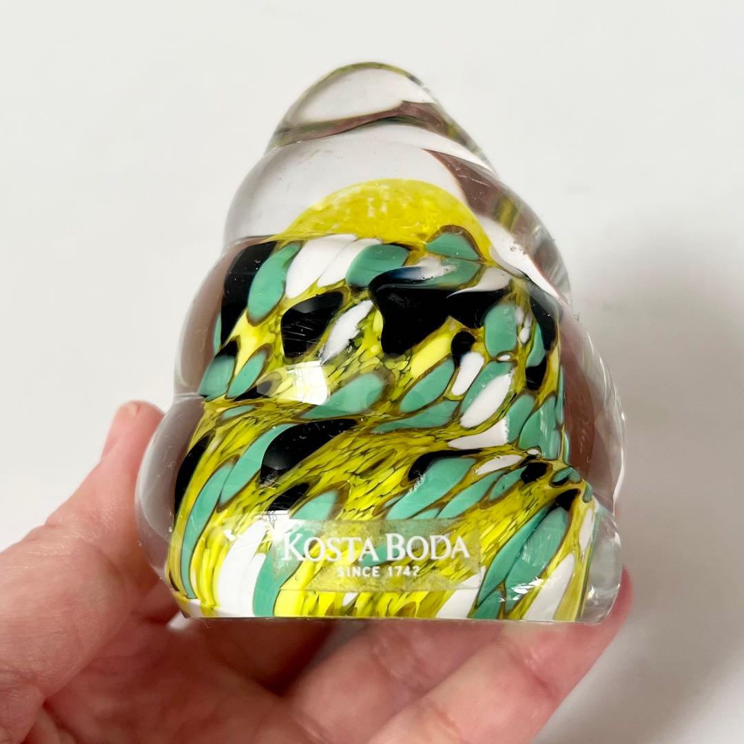 KOSTA BODA コスタボダ ガラス オブジェ ペーパーウェイト 置物