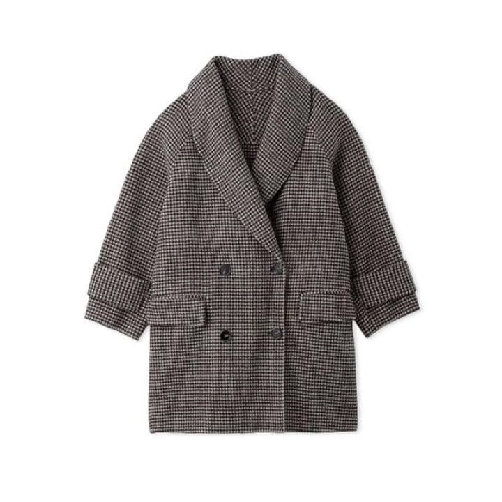 silent 川口春奈着用 Mila Owen ハーフ丈Aラインコート - メルカリ