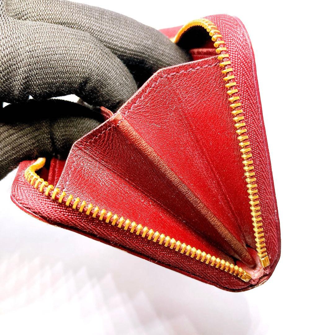 818 ルイヴィトン モノグラム　レオパード　折り財布　ジッピーパース