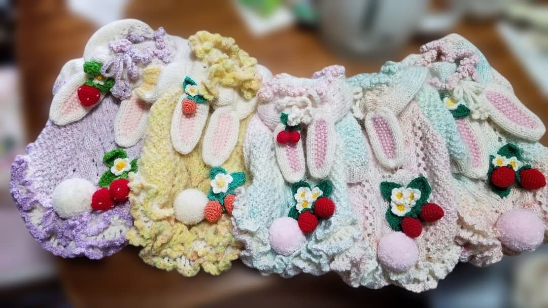 犬服♪手編み♪3名様オーダー受付終了致しましたm(__)m - メルカリ