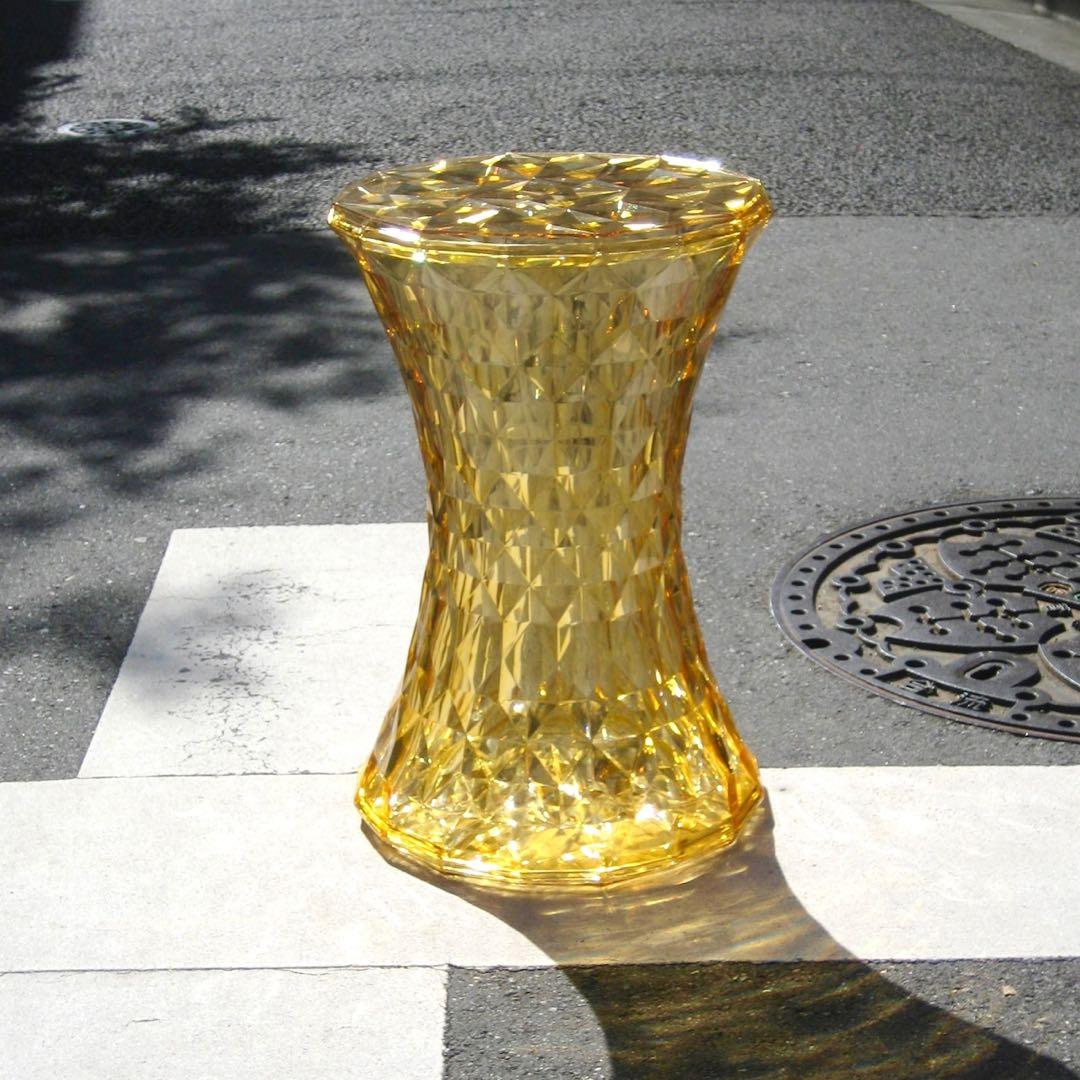 【正規品】 Kartell カルテル Stone ストーン スツール イエロー