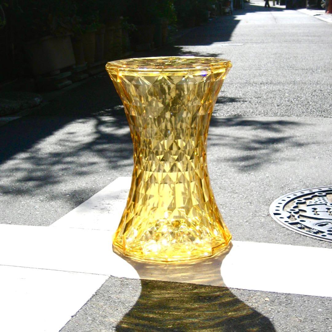 【正規品】 Kartell カルテル Stone ストーン スツール イエロー