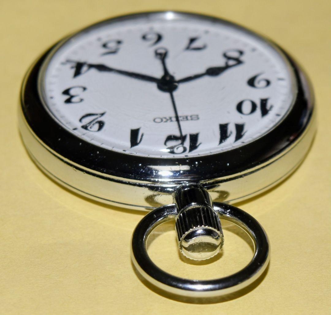 電池交換済・動作確認済~JR東日本 立川車掌区刻印済 SEIKO 懐中時計